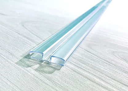 Heavy Duty Piano Hinge 3/16" (4.5mm) or 1/8" (3mm) 6 inch, 1 Piece - Durable PVC Plastic Hinges, Secure Plexiglass Connectors, Easy Assembly Golf Cart Windshield Hinge, Drum Shield, Acrylic Hinges