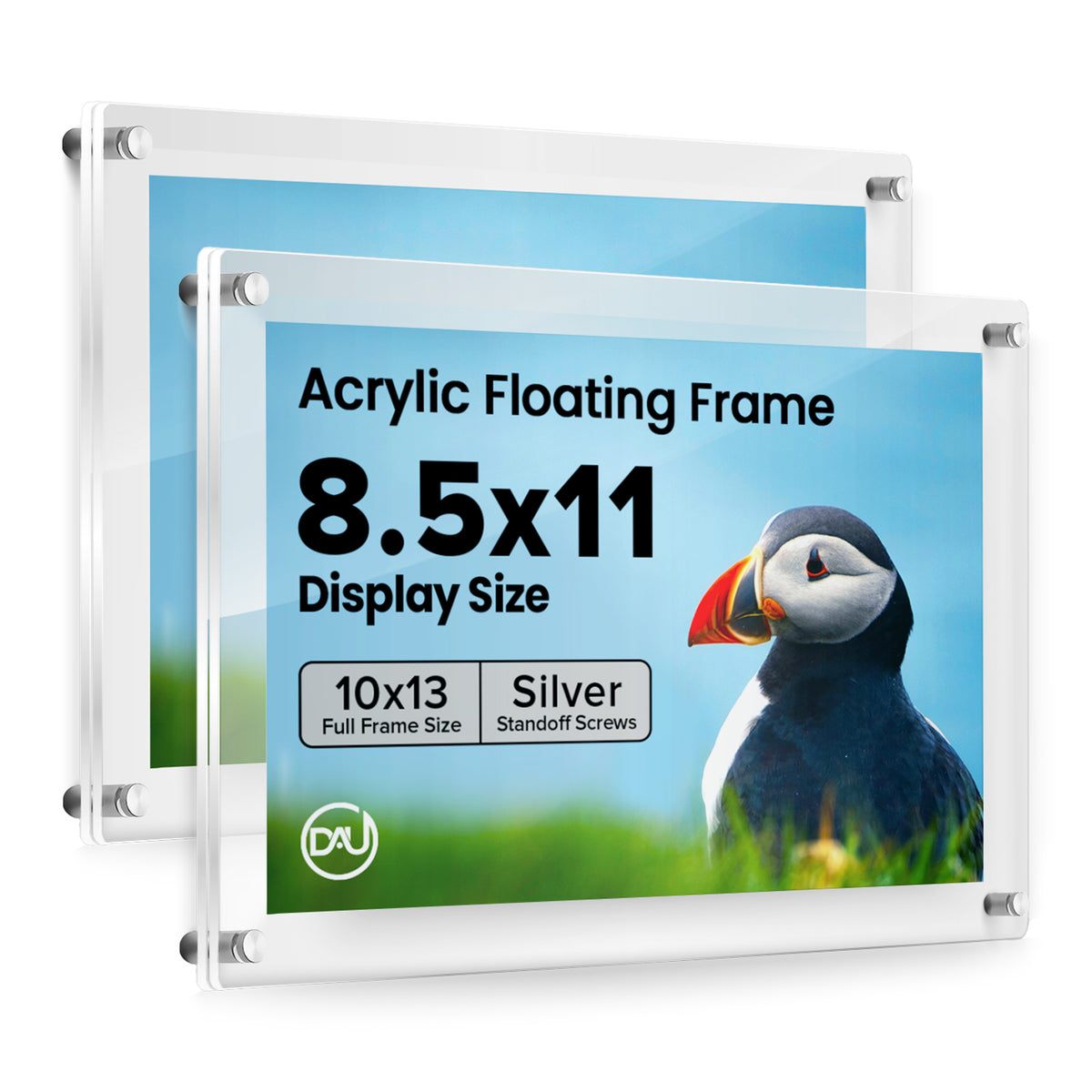 2023168D - 8.5" x 11" / Silver / pack 2