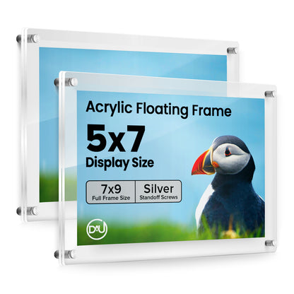 2023164D - 5" x 7" / Silver / pack 2