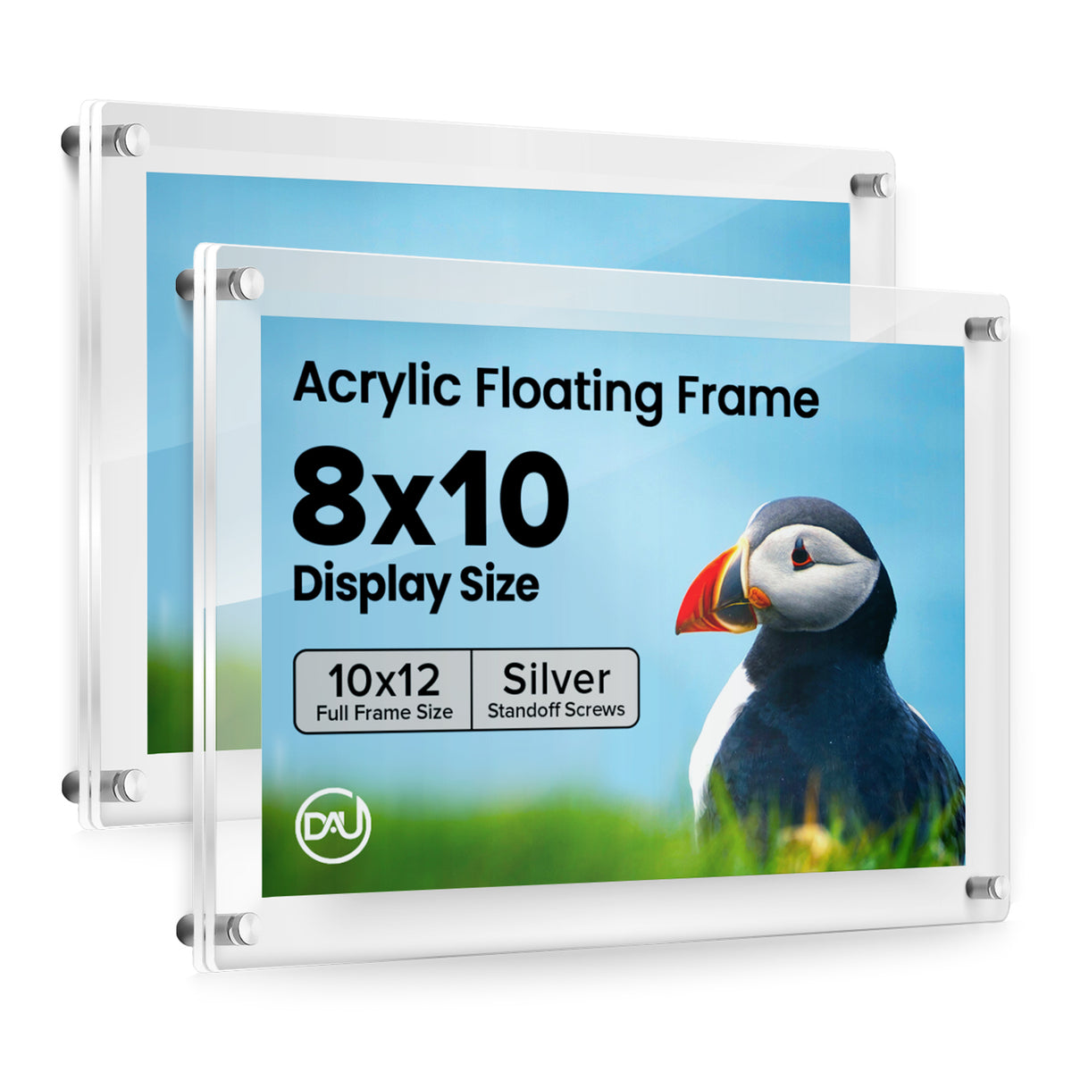 2023167D - 8" x 10" / Silver / pack 2