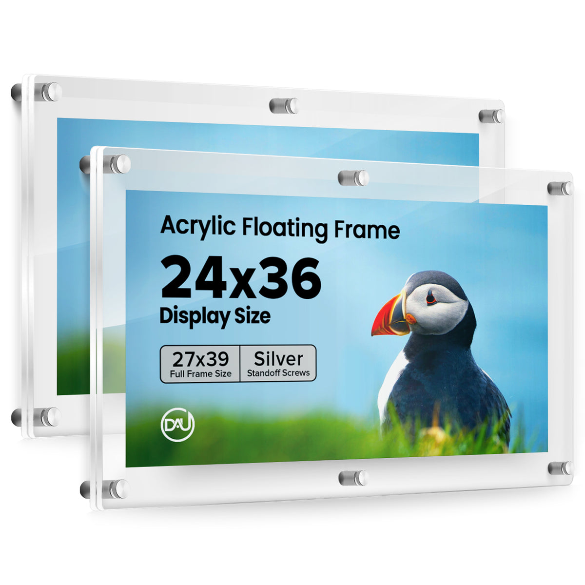 2023179D - 24" x 36" / Silver / pack 2