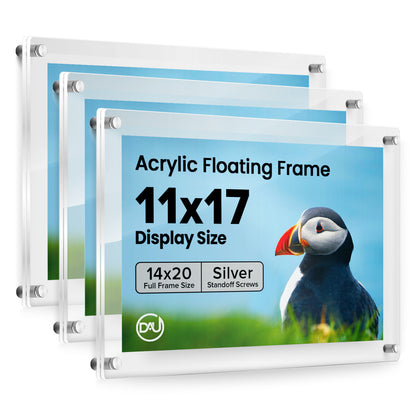 2023160D - 11" x 17" / Silver / pack 3