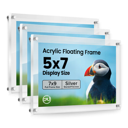 2023152D - 5" x 7" / Silver / pack 3