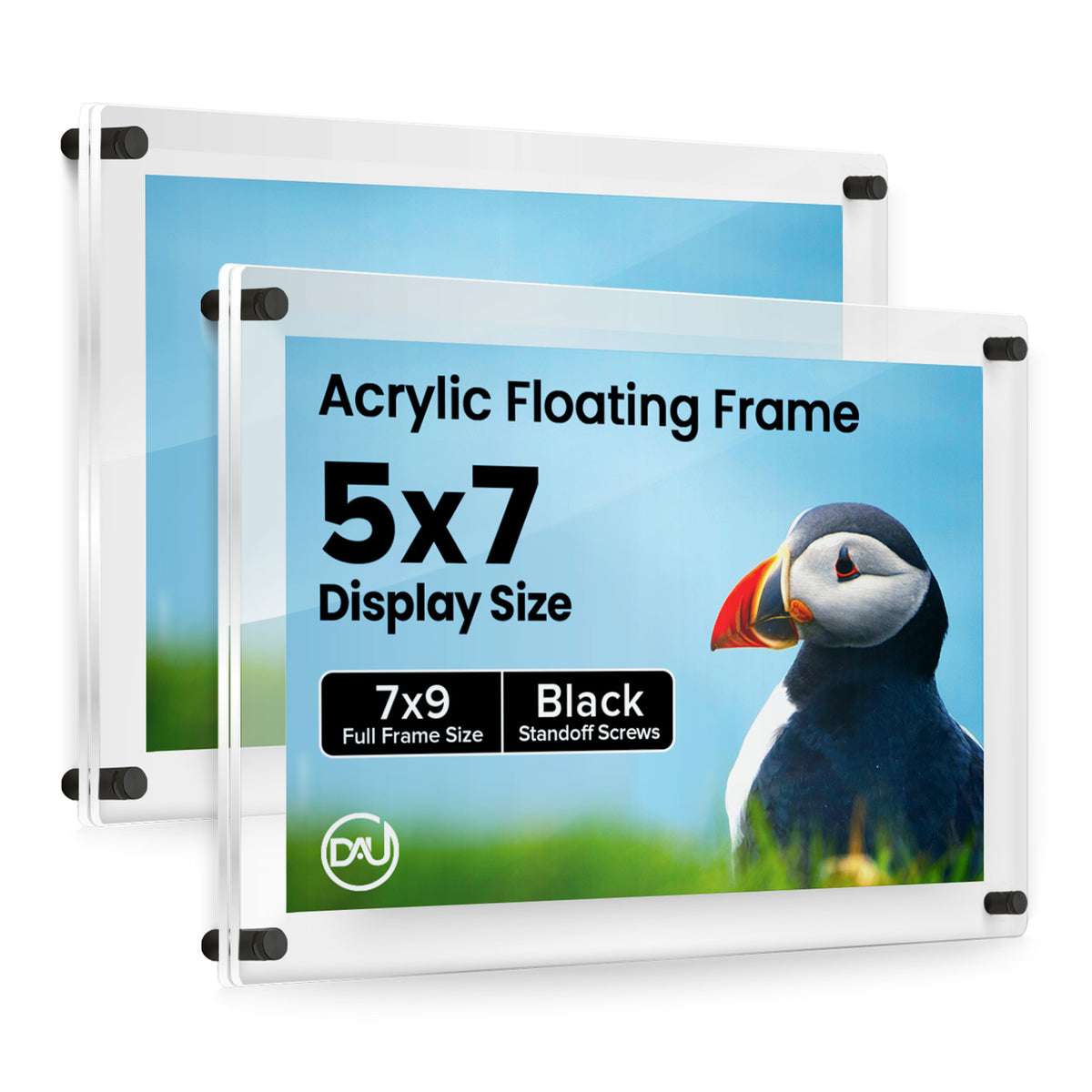 2027165D - 5" x 7" / Black / pack 2