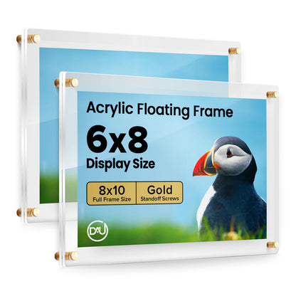 2027170D - 6" x 8" / Gold / pack 2