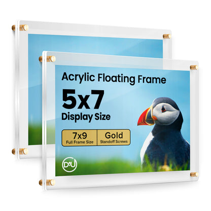 2027167D - 5" x 7" / Gold / pack 2