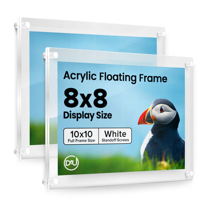 2027172D - 8" x 8" / White / pack 2