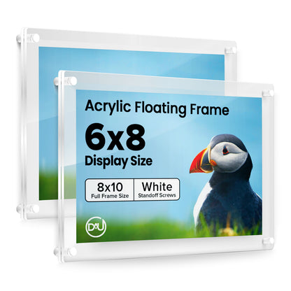 2027169D - 6" x 8" / White / pack 2