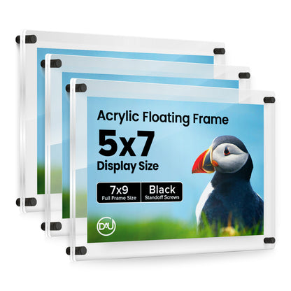 2027227D - 5" x 7" / Black / pack 3