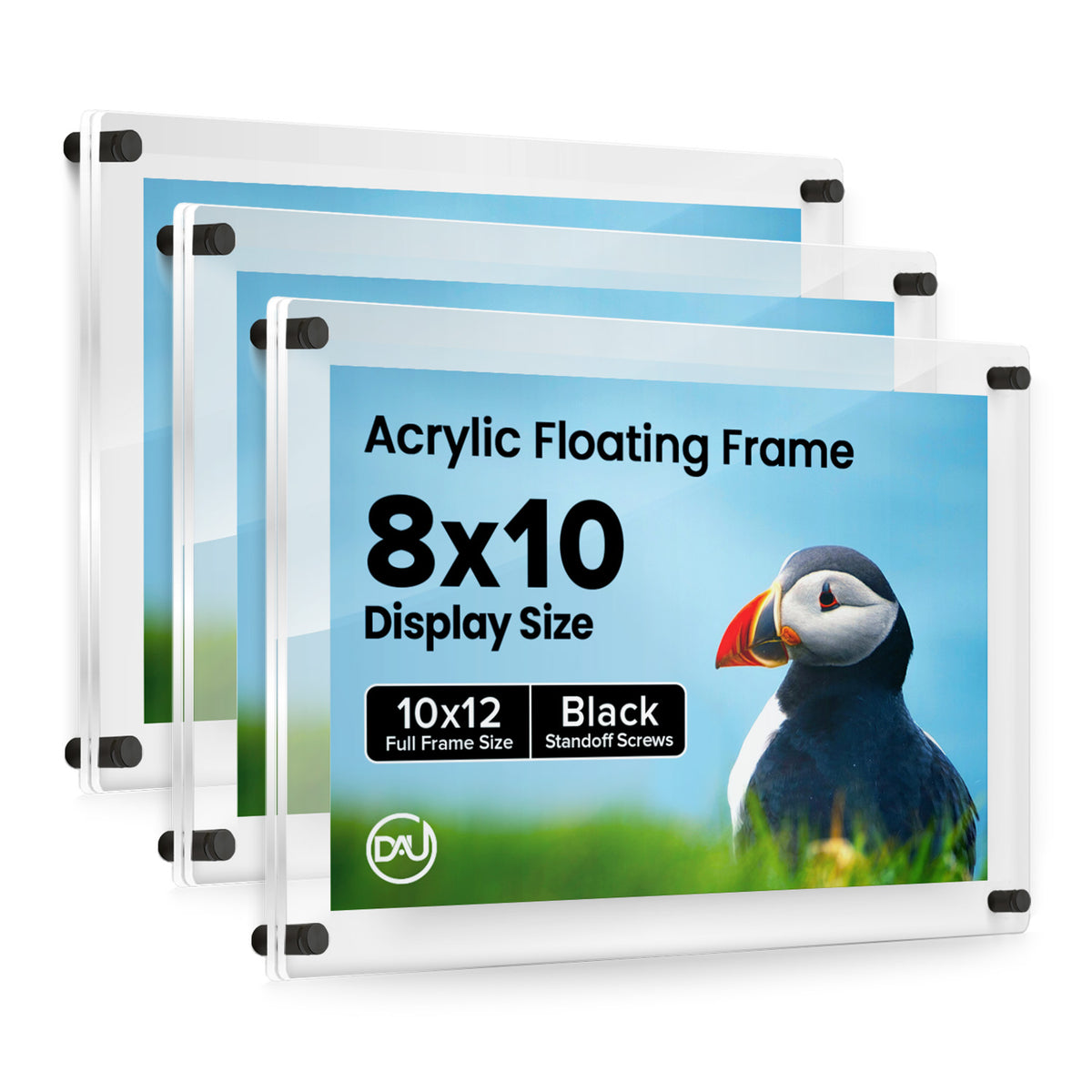 2027230D - 8" x 10" / Black / pack 3