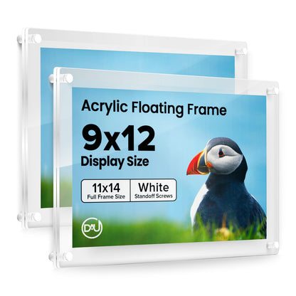 2027184D - 9" x 12" / White / pack 2