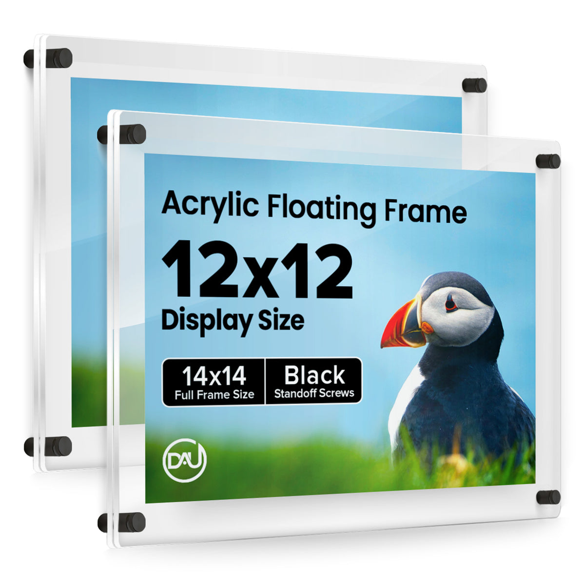 2027192D - 12" x 12" / Black / pack 2