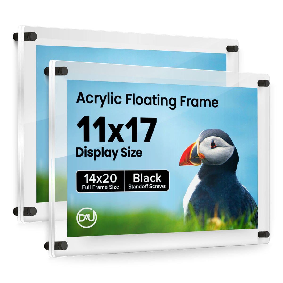 2027189D - 11" x 17" / Black / pack 2