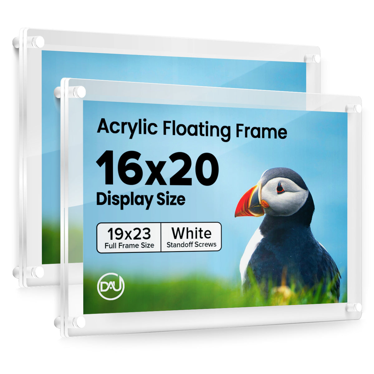 2027196D - 16" x 20" / White / pack 2