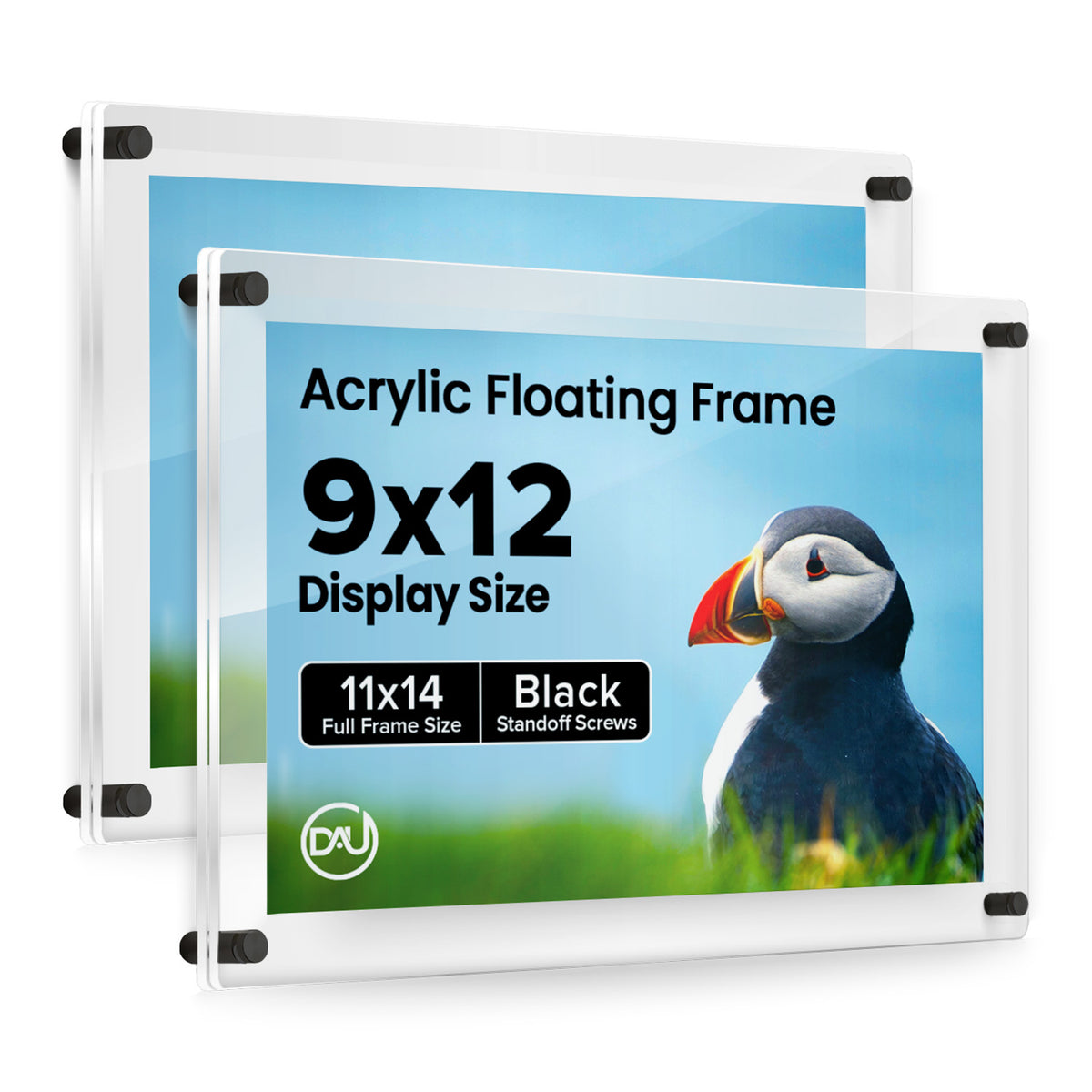 2027183D - 9" x 12" / Black / pack 2