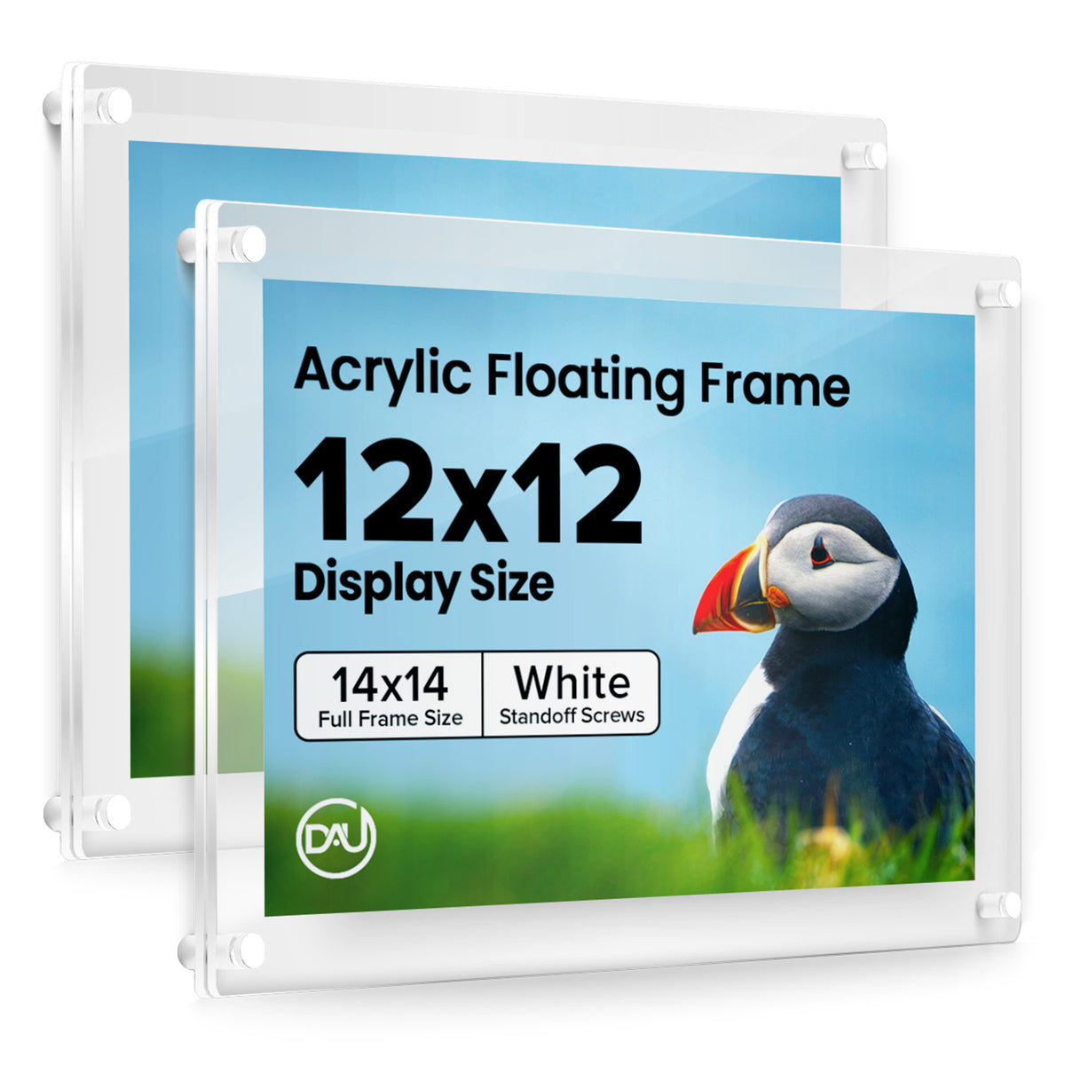 2027193D - 12" x 12" / White / pack 2