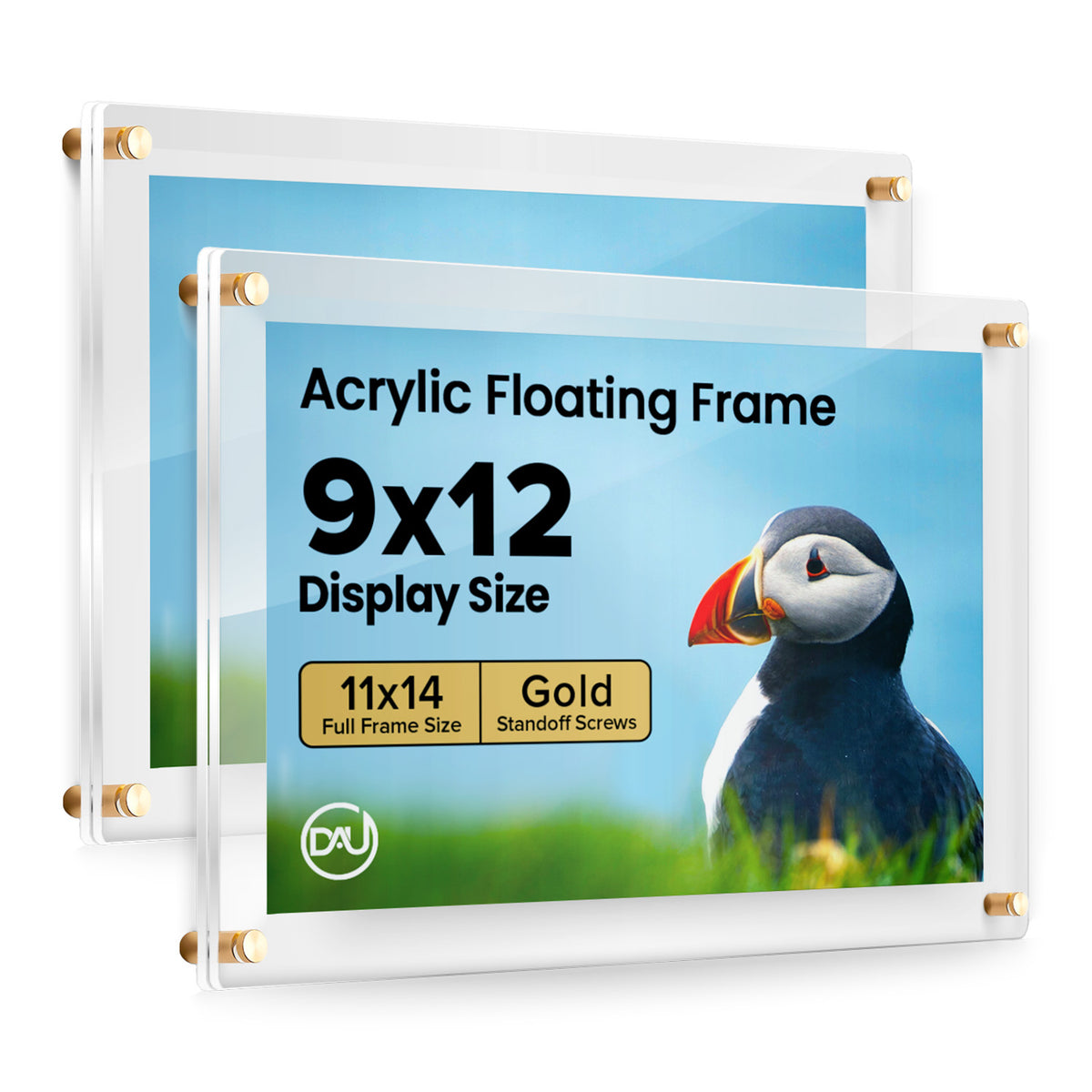 2027185D - 9" x 12" / Gold / pack 2
