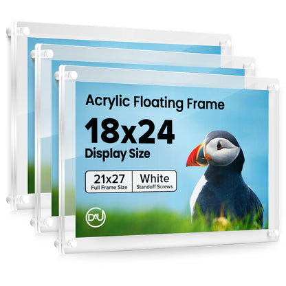 2027254D - 18" x 24" / White / pack 3