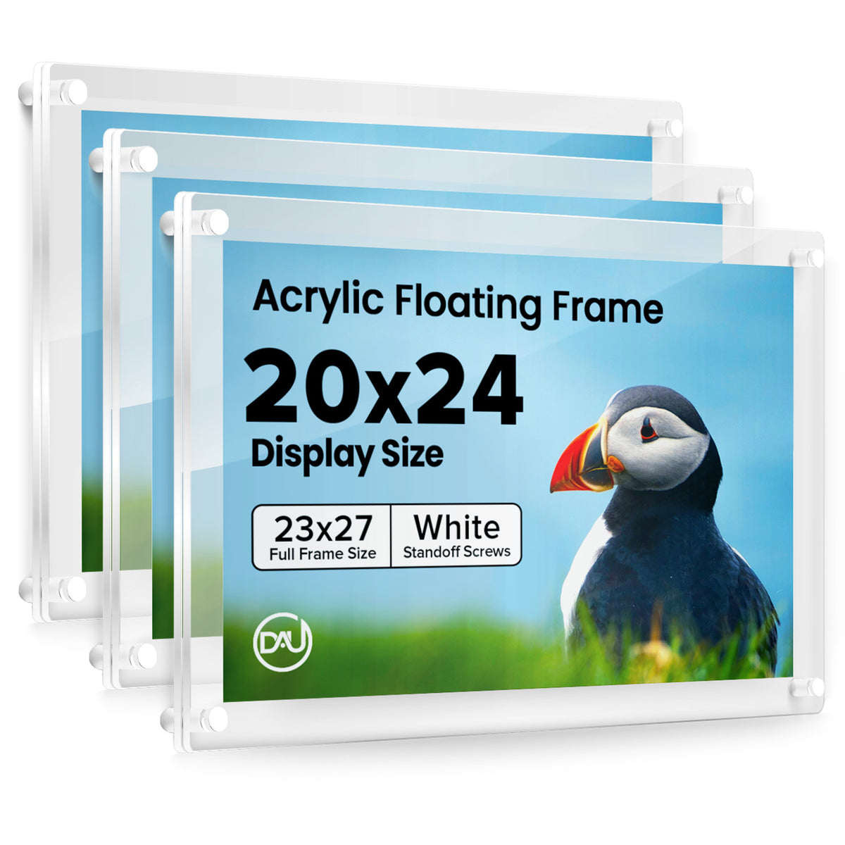 2027255D - 20" x 24" / White / pack 3