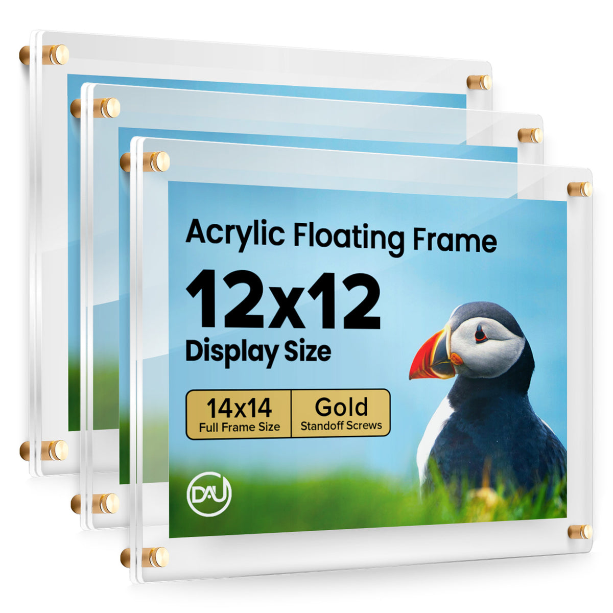 2027268D - 12" x 12" / Gold / pack 3