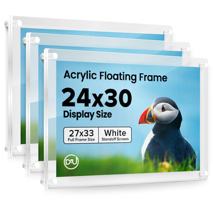 2027257D - 24" x 30" / White / pack 3